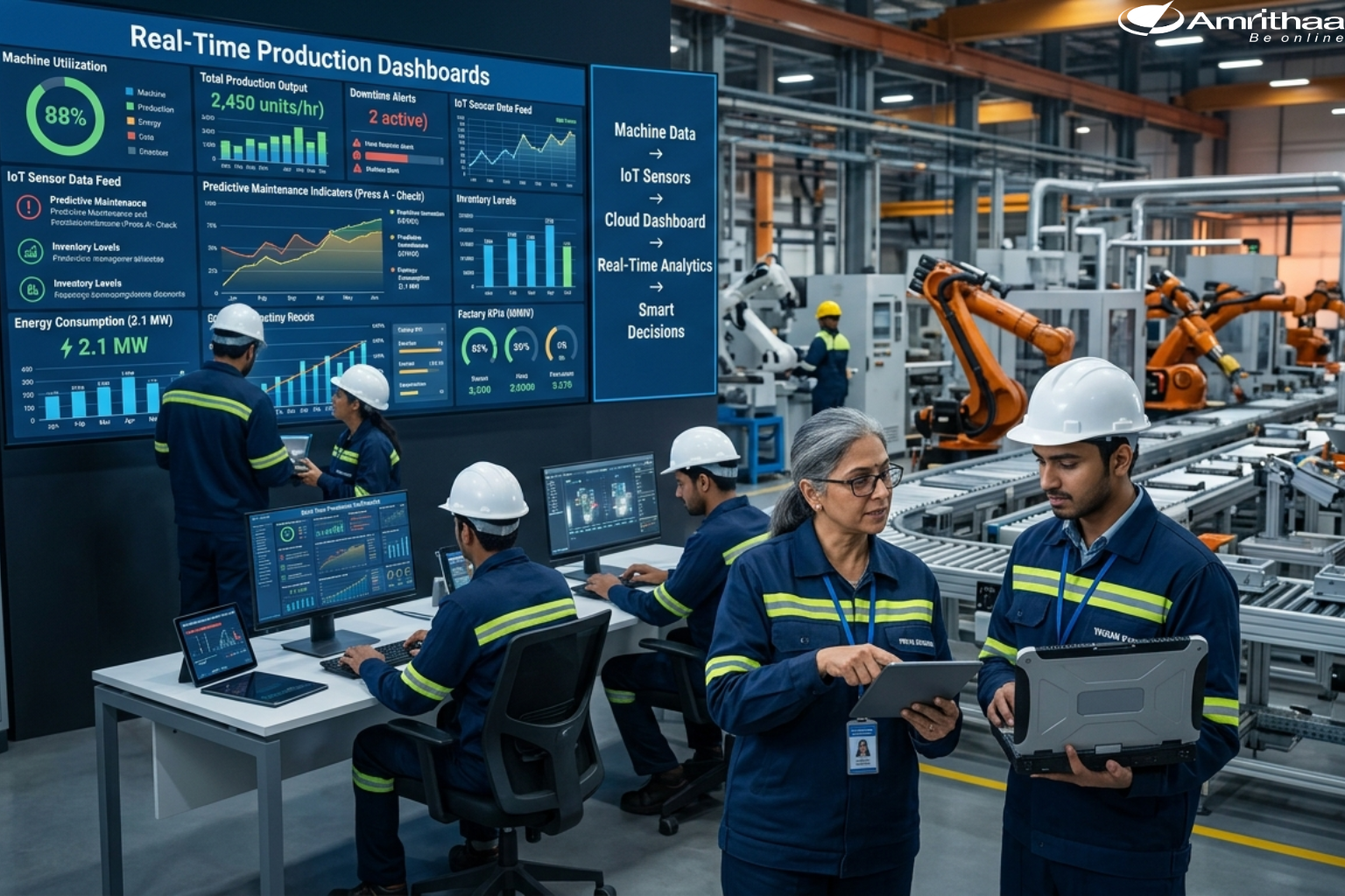 Monitoring Factory Performance In Real Time