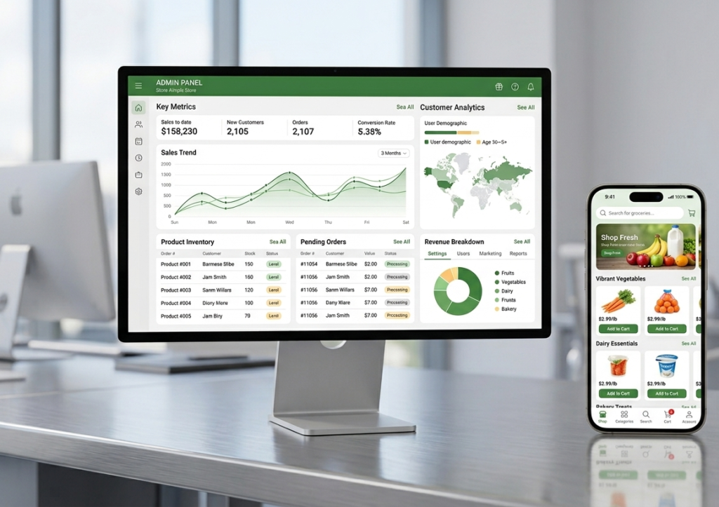 Ecommerce Admin Grocessary